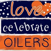 NHL Edmonton Oilers 24 Inch Celebrations Stack Sign