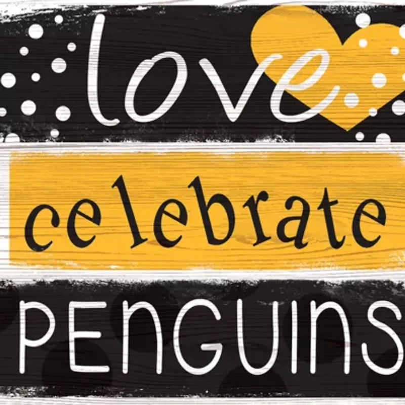 NHL Pittsburgh Penguins 24 Inch Celebrations Stack Sign