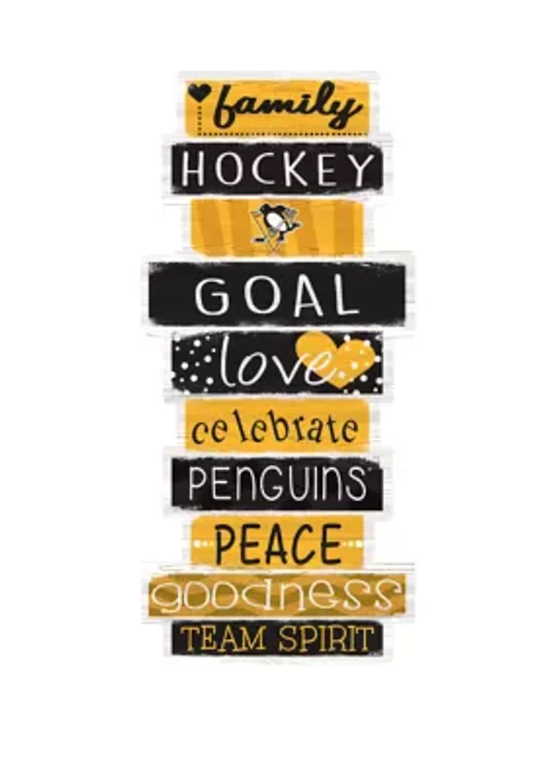 NHL Pittsburgh Penguins 24 Inch Celebrations Stack Sign