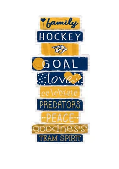 NHL Nashville Predators 24 Inch Celebrations Stack Sign