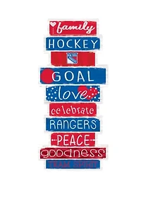 NHL New York Rangers 24 Inch Celebrations Stack Sign