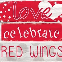 NHL Detroit Red Wings 24 Inch Celebrations Stack Sign