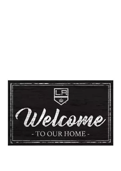 NHL Los Angeles Kings 11 in x 19 in Team Color Welcome Sign