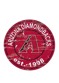 MLB Arizona Diamondbacks 24 Inch Established Date Round Sign