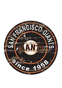 MLB San Francisco Giants 24 Inch Established Date Round Sign