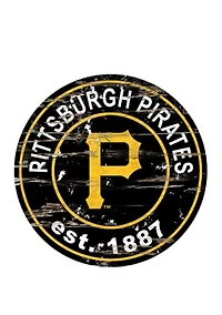 MLB Pittsburgh Pirates 24 Inch Established Date Round Sign