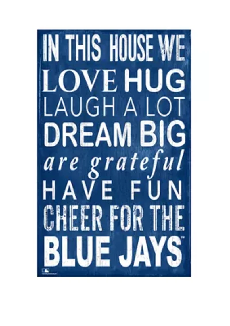 MLB Toronto Blue Jays In This House Sign