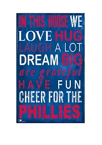 MLB Philadelphia Phillies In This House Sign