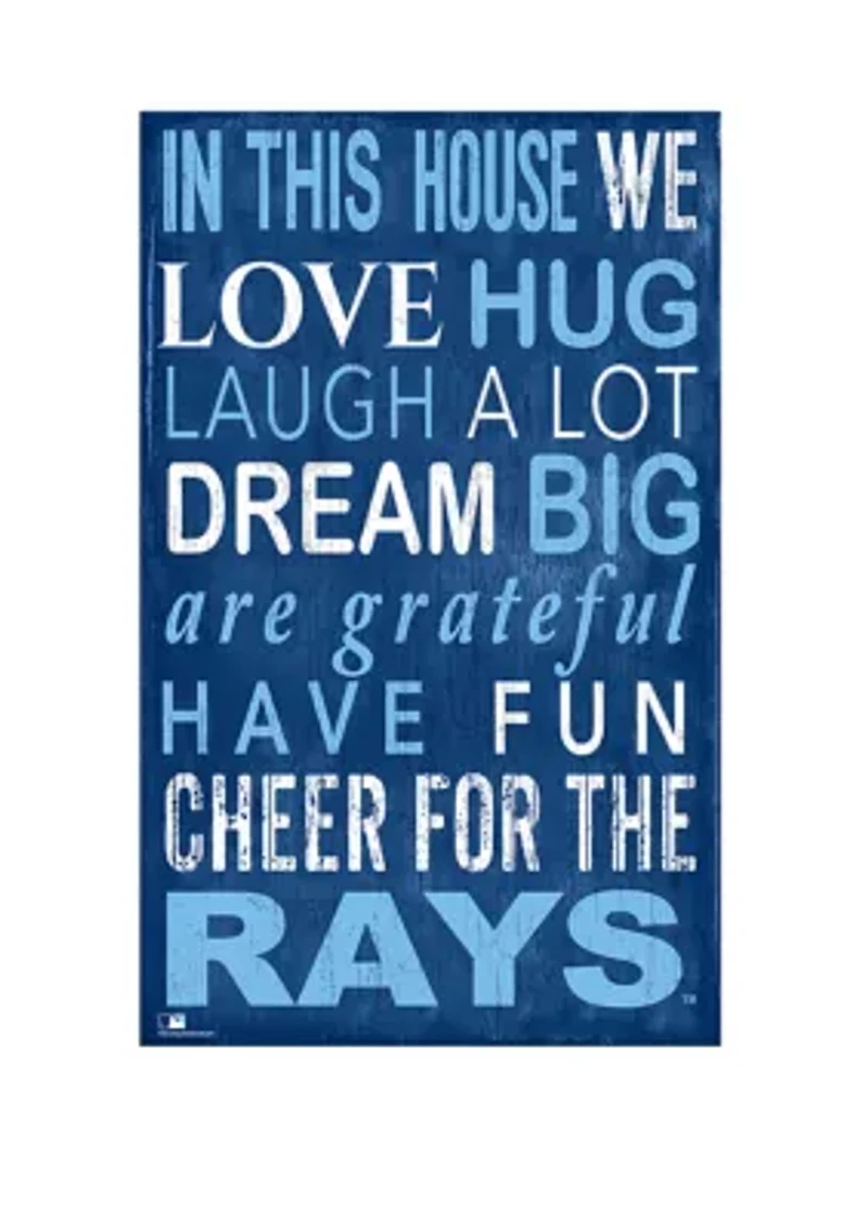 MLB Tampa Bay Rays In This House Sign