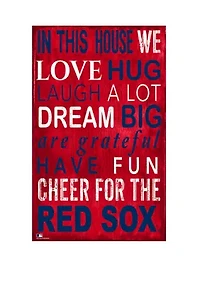 MLB Boston Red Sox In This House Sign