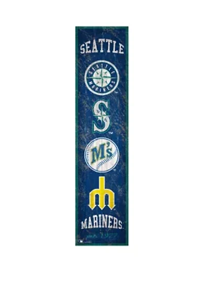 MLB Seattle Mariners Heritage Banner 6x24 Sign