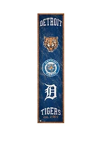 MLB Detroit Tigers 6 in x 24 in Heritage Banner Sign