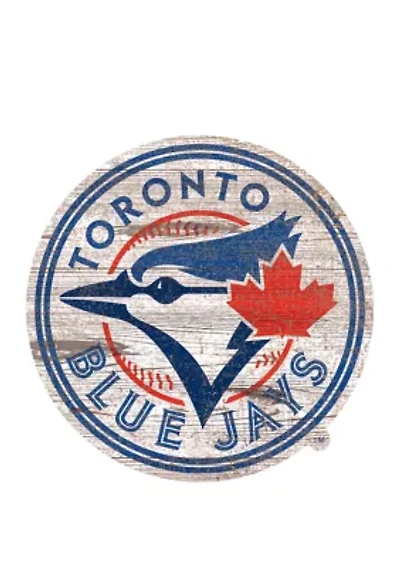 MLB Toronto Blue Jays Distressed Logo Cutout Sign