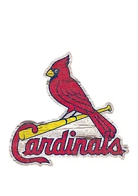MLB St. Louis Cardinals Distressed Logo Cutout Sign