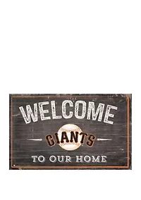 MLB San Francisco Giants 11 in x 19 in Welcome to our Home Sign