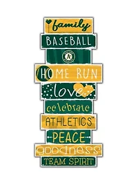 MLB Oakland Athletics Celebrations Stack 24 in x 10 in Sign