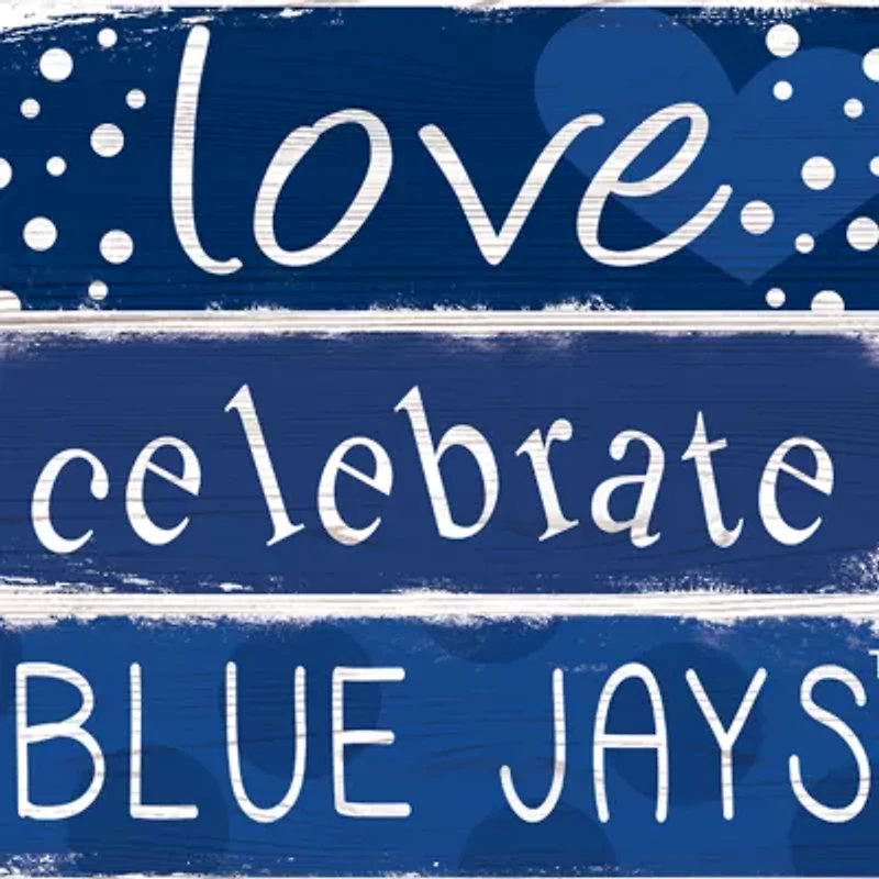 MLB Toronto Blue Jays Celebrations Stack 24 in x 10 in Sign