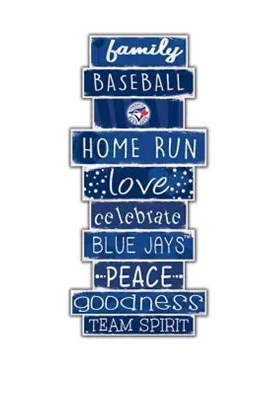 MLB Toronto Blue Jays Celebrations Stack 24 in x 10 in Sign