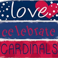 MLB Saint (St.) Louis Cardinals Celebrations Stack 24 in x 10 in Sign