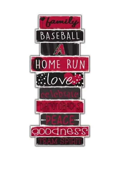 MLB Arizona Diamondbacks Celebrations Stack 24 in x 10 in Sign