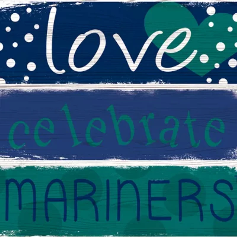 MLB Seattle Mariners Celebrations Stack 24" Sign
