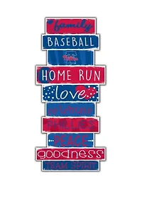 MLB Philadelphia Phillies Celebrations Stack 24 in x 10 in Sign