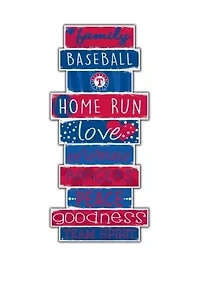 MLB Texas Rangers 24 Inch Celebration Stack Sign