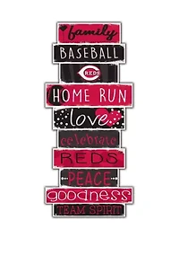 MLB Cincinnati Reds Celebrations Stack 24 in x 10 in Sign