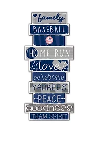 MLB New York Yankees Celebrations Stack 24 Inch Sign
