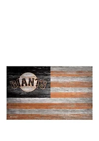 MLB San Francisco Giants Distressed Flag 11x19