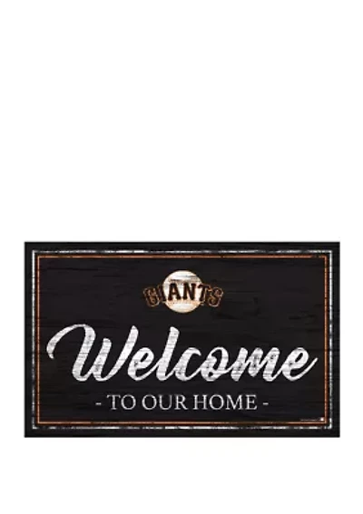 MLB San Francisco Giants 11 in x 19 in Team Color Welcome Sign