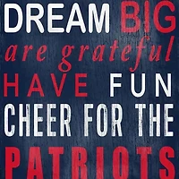 NFL New England Patriots 11 in x 19 in In This House Sign