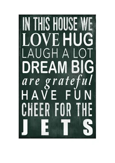 NFL New York Jets In This House Sign