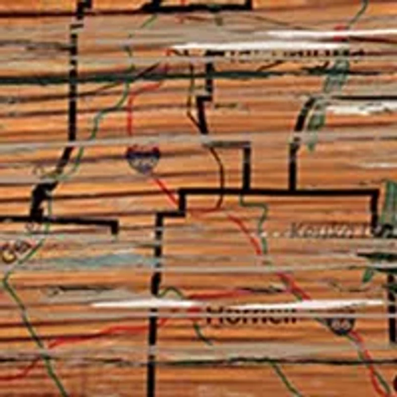 NFL Buffalo Bills Distressed State Cutout Wall Art