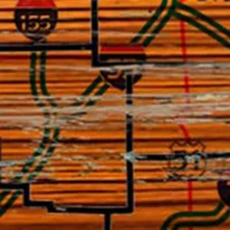 NFL Chicago Bears Distressed State Cutout Wall Art