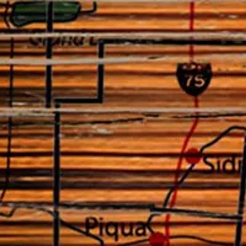 NFL Cincinnati Bengals Distressed State Cutout Wall Art