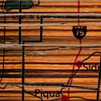 NFL Cincinnati Bengals Distressed State Cutout Wall Art