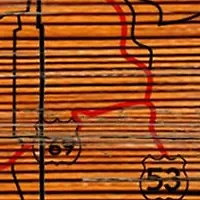 NFL Los Angeles Rams Distressed State Cutout Wall Art