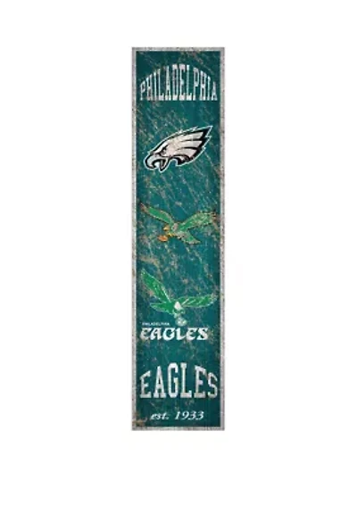 NFL Philadelphia Eagles 6 in x 24 in Vertical Heritage Banner
