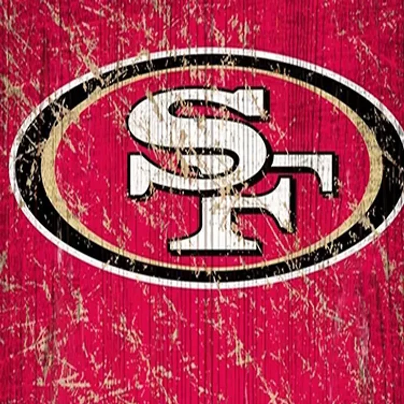 NFL San Francisco 49ers 6 in x 24 in Vertical Heritage Banner 