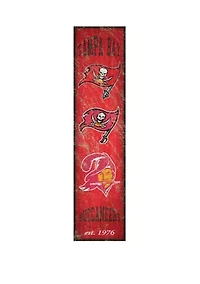 NFL Tampa Bay Buccaneers 6 in x 24 in Vertical Heritage Banner 