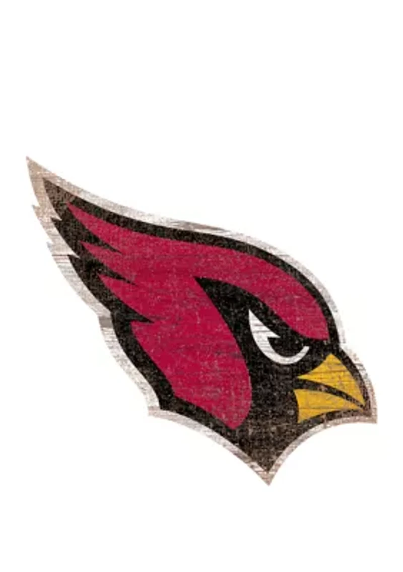 NFL Arizona Cardinals Distressed Logo Cutout Sign