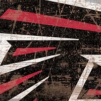 NFL Atlanta Falcons Distressed Logo Cutout Sign