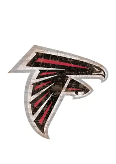 NFL Atlanta Falcons Distressed Logo Cutout Sign