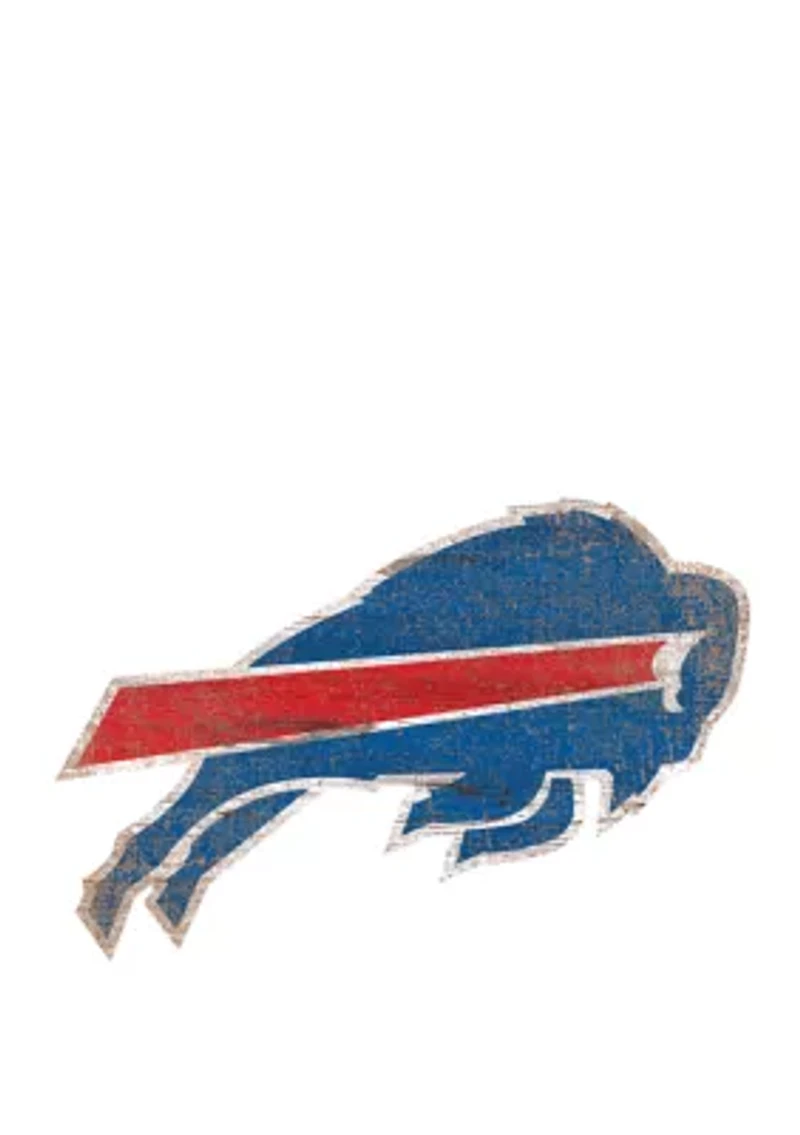 NFL Buffalo Bills Distressed Logo Cutout Sign