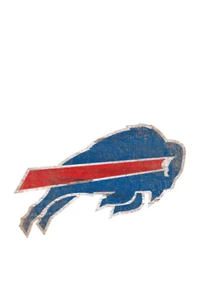 NFL Buffalo Bills Distressed Logo Cutout Sign