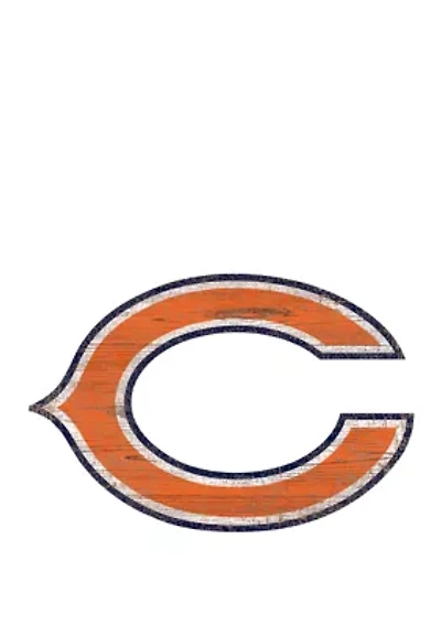 NFL Chicago Bears Distressed Logo Cutout Sign