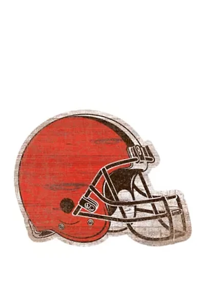 NFL Cleveland Browns Distressed Logo Cutout Sign