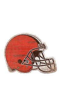 NFL Cleveland Browns Distressed Logo Cutout Sign