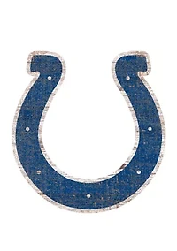 NFL Indianapolis Colts Distressed Logo Cutout Sign